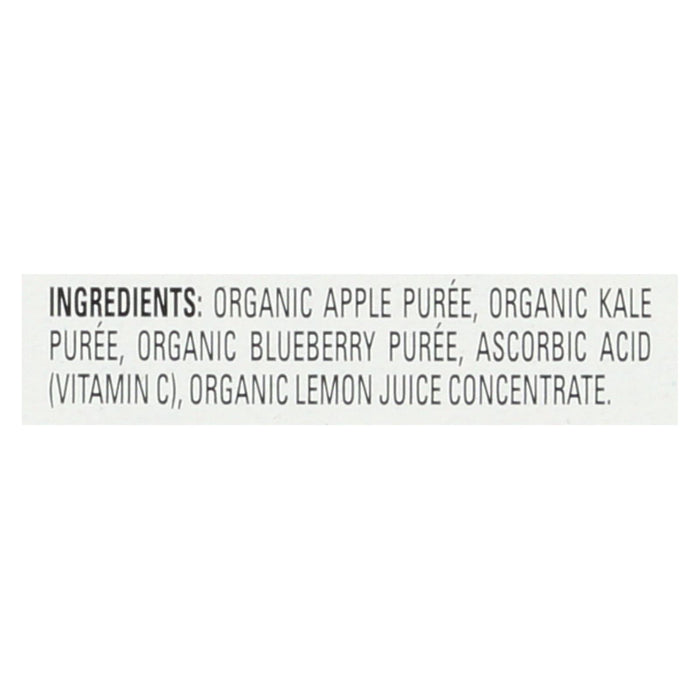 Happy Squeeze Fruit And Veggie Snack - Organic - Blended - Twist - Apple Kale And Blueberry - 4-3.17 Oz - Case Of 4