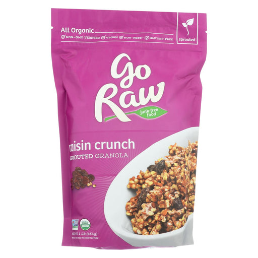 Go Raw Sprouted Granola - Raisin Crunch - Case Of 6 - 16 Oz.