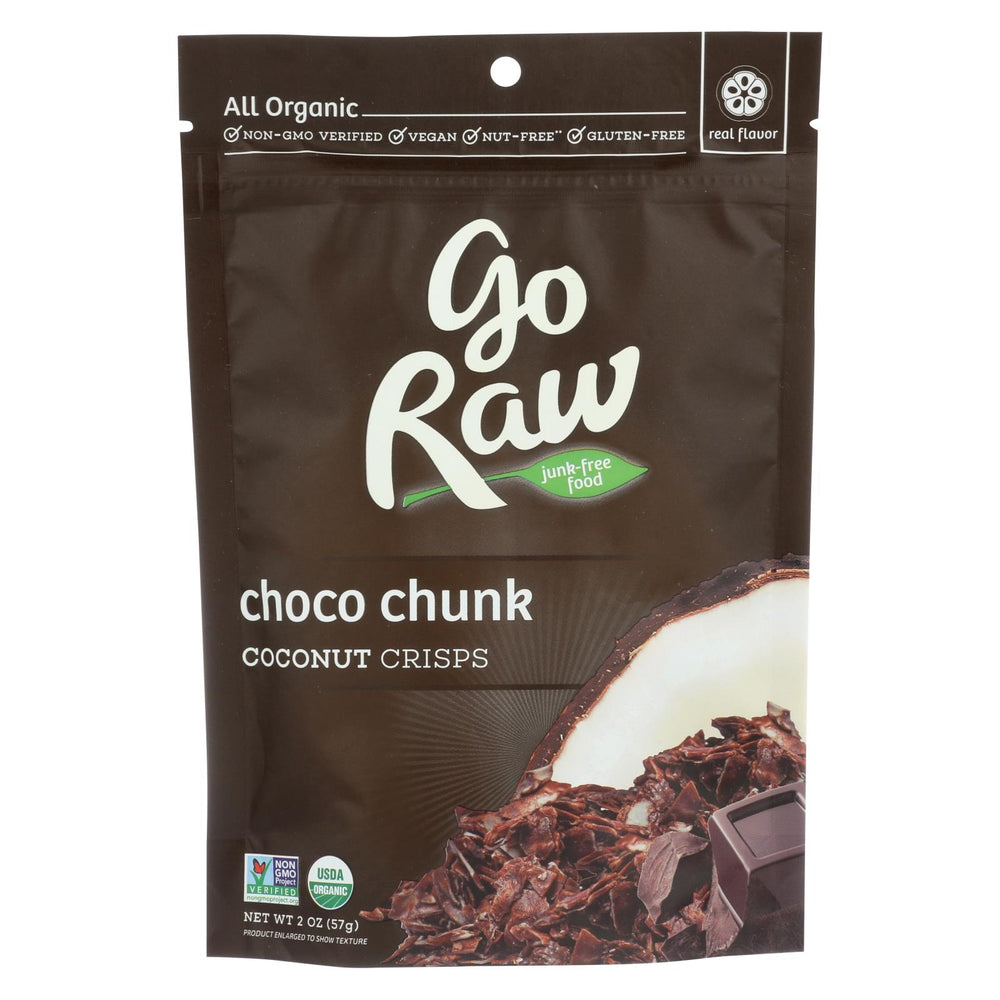 Go Raw Coconut Crisps - Choco Chunk - Case Of 12 - 2 Oz.
