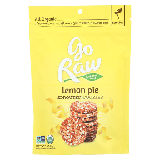 Go Raw Sprouted Cookies - Lemon - Case Of 12 - 3 Oz.