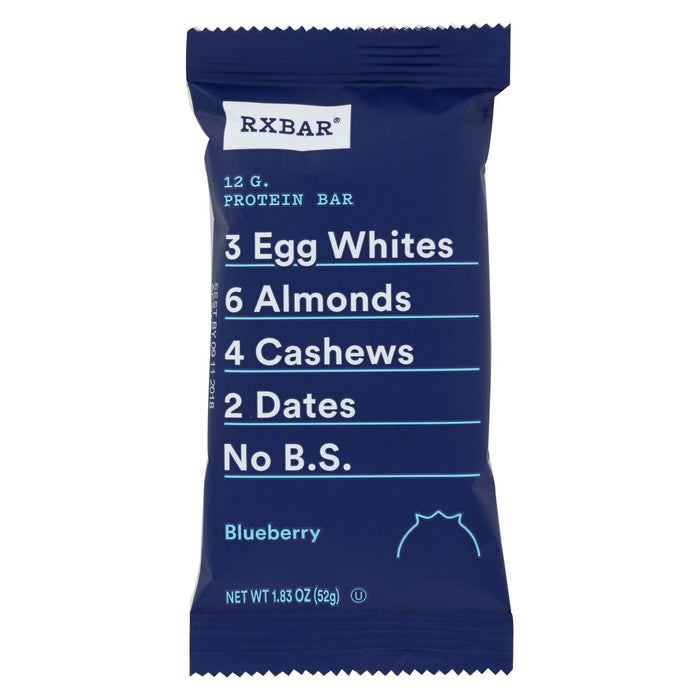 Rxbar Bar - Protein - Blueberry - 1.83 Oz - Case Of 12