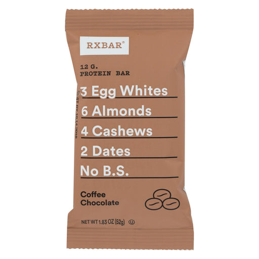 Rxbar Bar - Protein - Coffee Chocolate - 1.83 Oz - Case Of 12