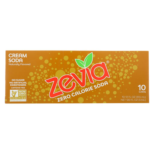 Zevia Zero Calorie Soda - Cream Soda - Case Of 2 - 12 Fl Oz.
