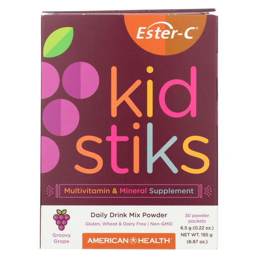 American Health Ester-c - Kid Stiks - Groovy Grape - 30 Packets