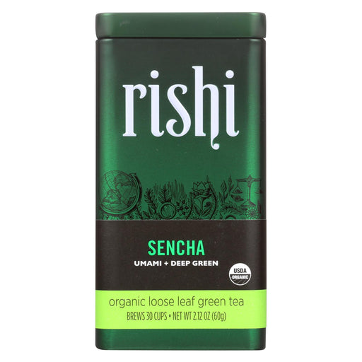 Rishi - Organic Loose Leaf Tea - Sencha - Case Of 6 - 2.12 Oz.