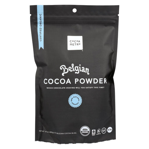 Cocoa Metro Organic Cocoa Powder - Belgian - Case Of 6 - 10 Oz.