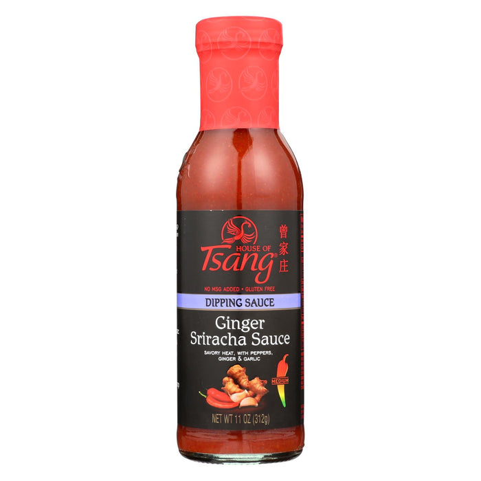 House Of Tsang Sauce - Ginger Sriracha - Case Of 6 - 11 Fl Oz.