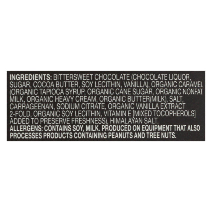 Endangered Species Chocolate Bar - Dark Chocolate - Caramel - Sea Salt - 3 Oz - Case Of 12