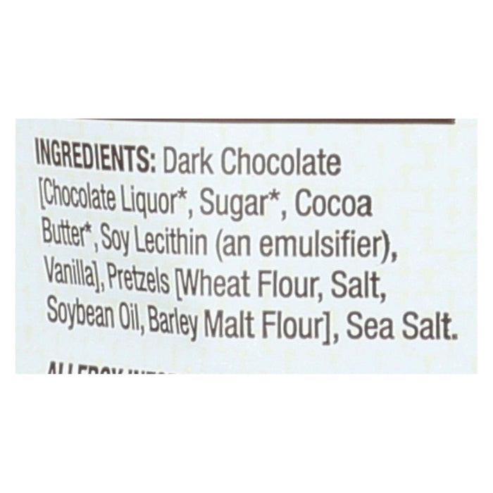 Bark Thins Snacking Dark Chocolate Pretzel - Sea Salt - Case Of 9 - 10 Oz.