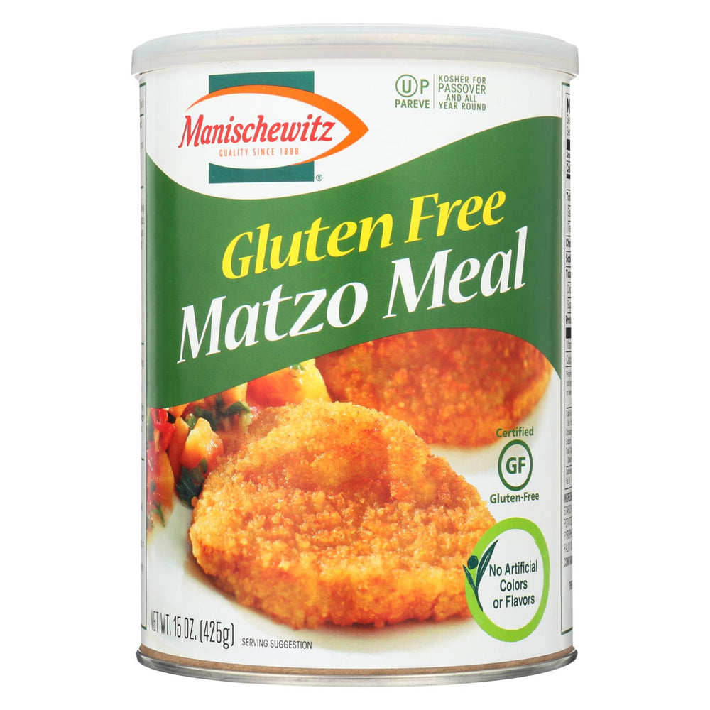 Manischewitz Matzo Meal - Gluten Free - Case Of 12 - 15 Oz