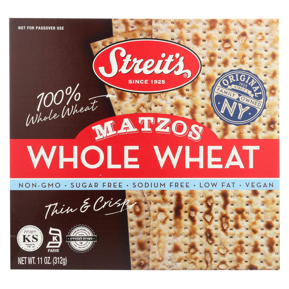 Streit's Matzo Meal - Whole Wheat - Case Of 12 - 11 Oz.