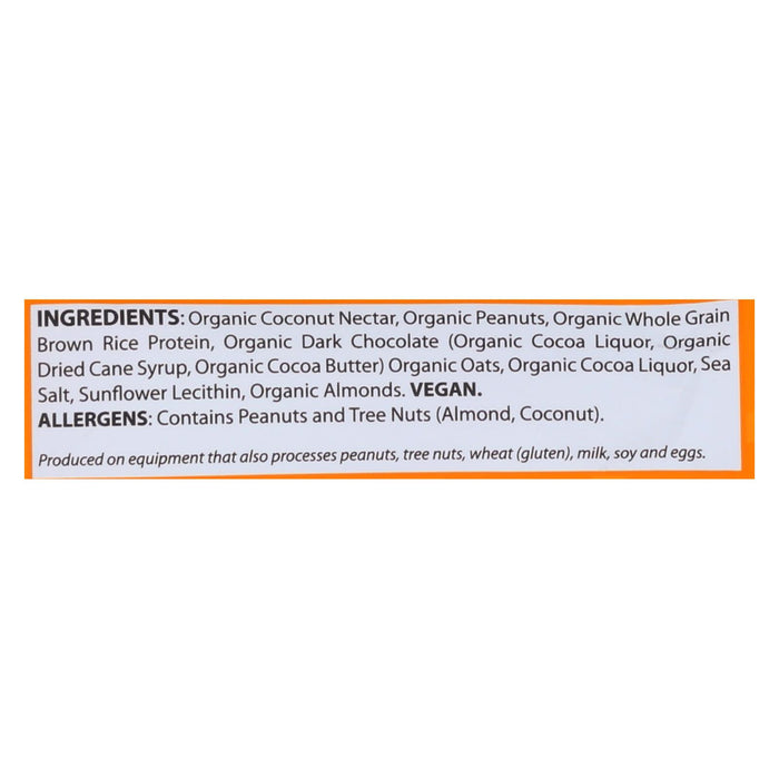 Square Organics Organic Protein Bar - Chocolate Coated Peanut Butter - Case Of 12 - 1.7 Oz