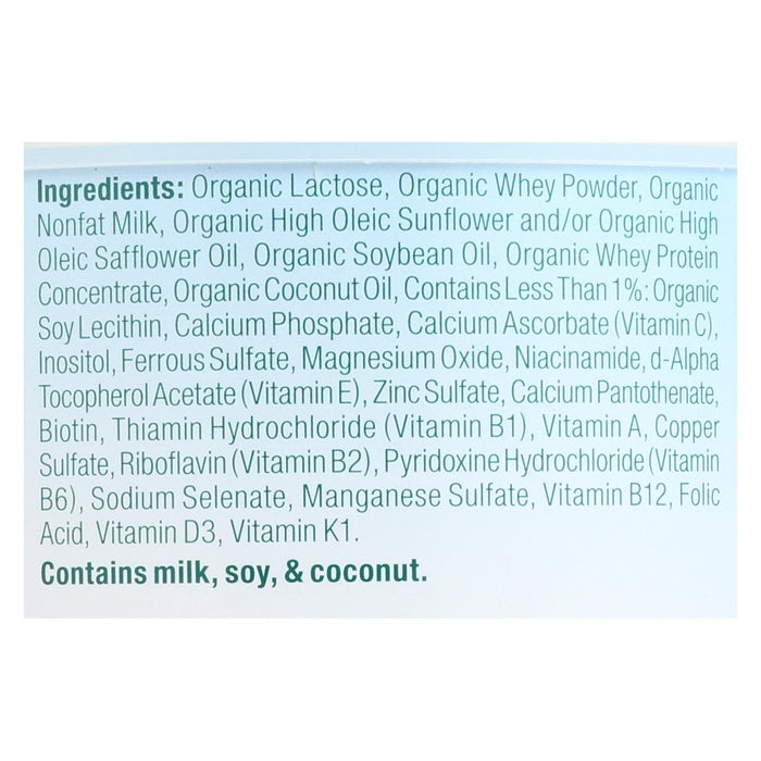 Baby's Only Organic Dairy Formula - Non Gmo - Case Of 6 - 12.7 Oz.