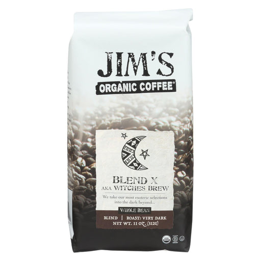 Jim's Organic Coffee - Whole Bean - Sweet Love Blend - Case Of 6 - 11 Oz.