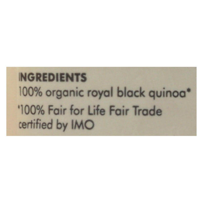Alter Eco Americas Quinoa - Organic Black Heirloom - Case Of 6 - 12 Oz.