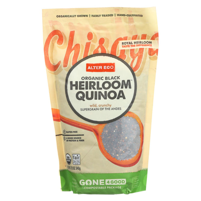 Alter Eco Americas Quinoa - Organic Black Heirloom - Case Of 6 - 12 Oz.
