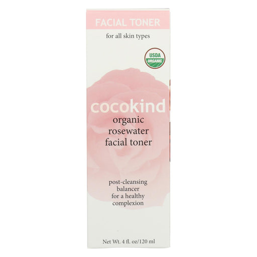 Cocokind Facial Tone - Organic - Rosewater - 4 Fl Oz