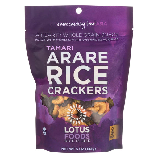 Lotus Foods Shoy Arare Rice Crackers - Case Of 8 - 5 Oz.