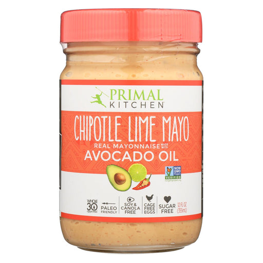Primal Kitchen Chipotle Lime Mayo - Avocado Oil - Case Of 6 - 12 Oz.