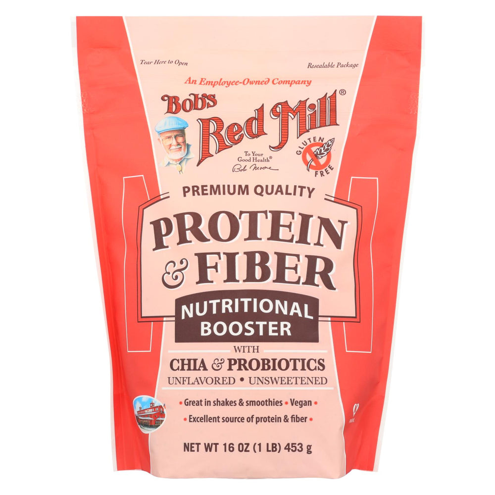 Bob's Red Mill Protein And Fiber Nutritional Booster - 16 Oz - Case Of 4
