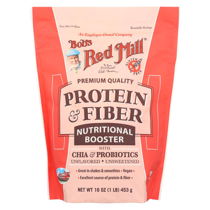 Bob's Red Mill Protein And Fiber Nutritional Booster - 16 Oz - Case Of 4