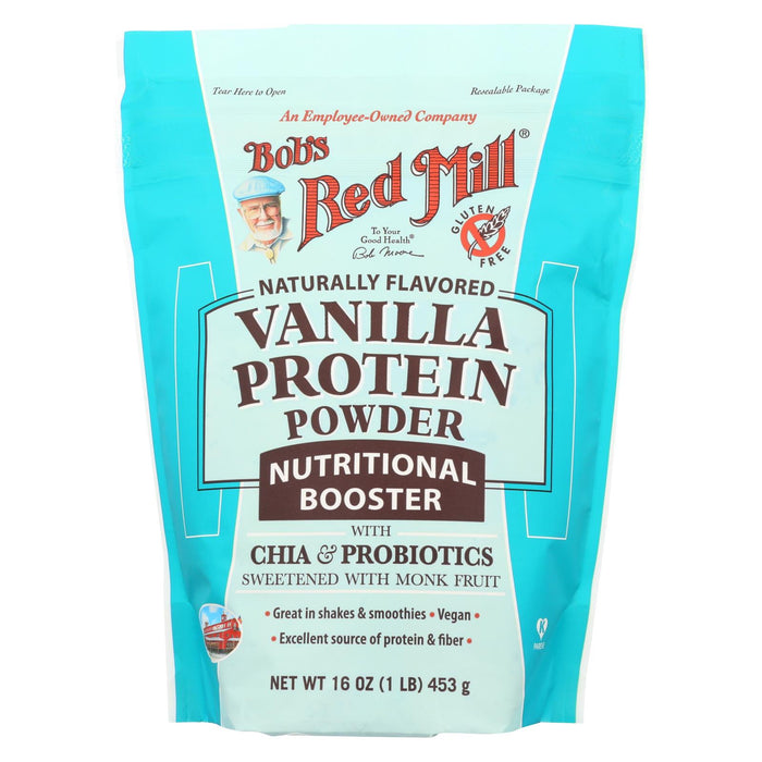 Bob's Red Mill Vanilla Protein Powder Nutritional Booster - 16 Oz - Case Of 4