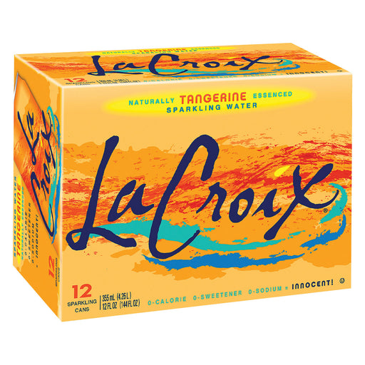 Lacroix Sparkling Water - Tangerine - Case Of 2 - 12-12 Fl Oz