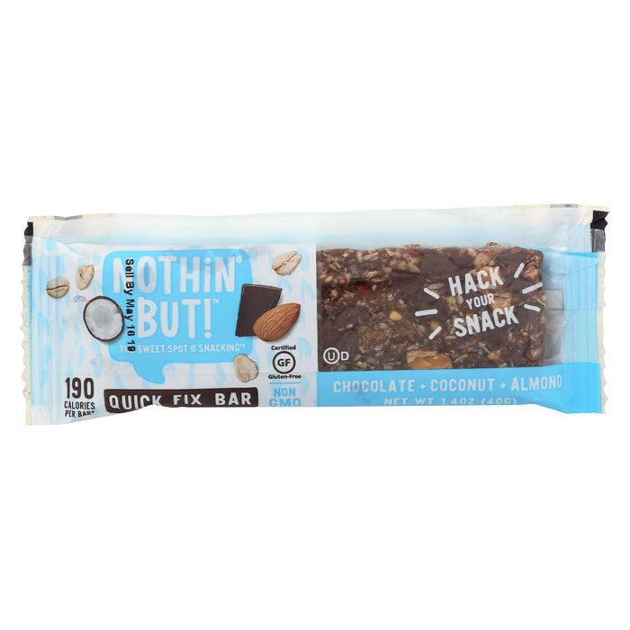 Nothin But Bar - Chocolate Coconut Almond - Case Of 12 - 1.4 Oz.