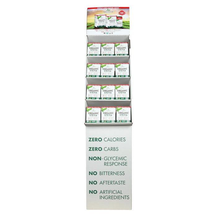 Sweet Leaf - Sweetener - Organic - Stevia - Case Of 48 - 35 Count