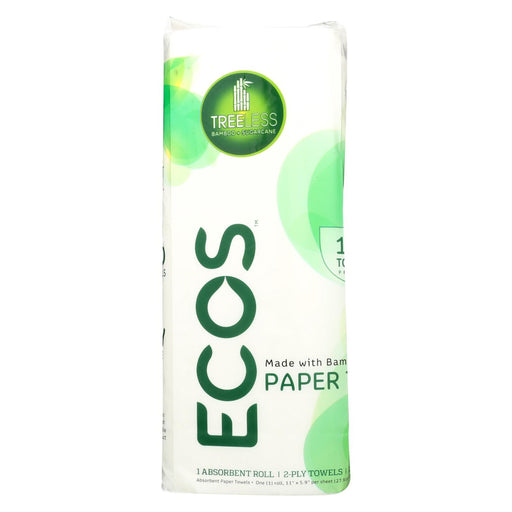 Earth Friendly Treeless Paper Towels - Case Of 40 - 1 Roll