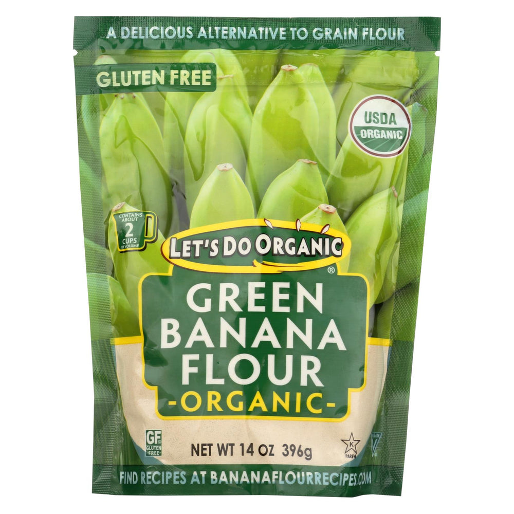 Let's Do Organic Organic Flour - Green Banana - Case Of 6 - 14 Oz