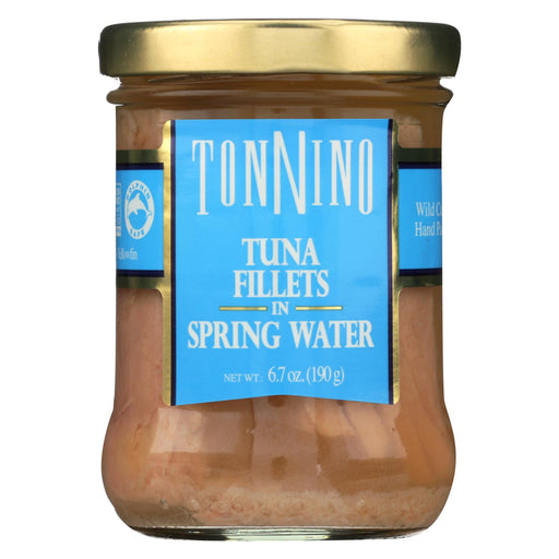Tonnino Tuna Fillets - Spring Water - Case Of 6 - 6.7 Oz.