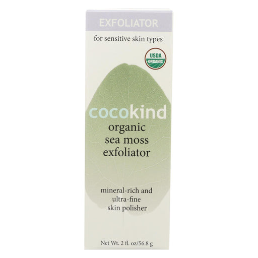 Cocokind Exfoliator - Organic - Sea Moss - 2 Oz
