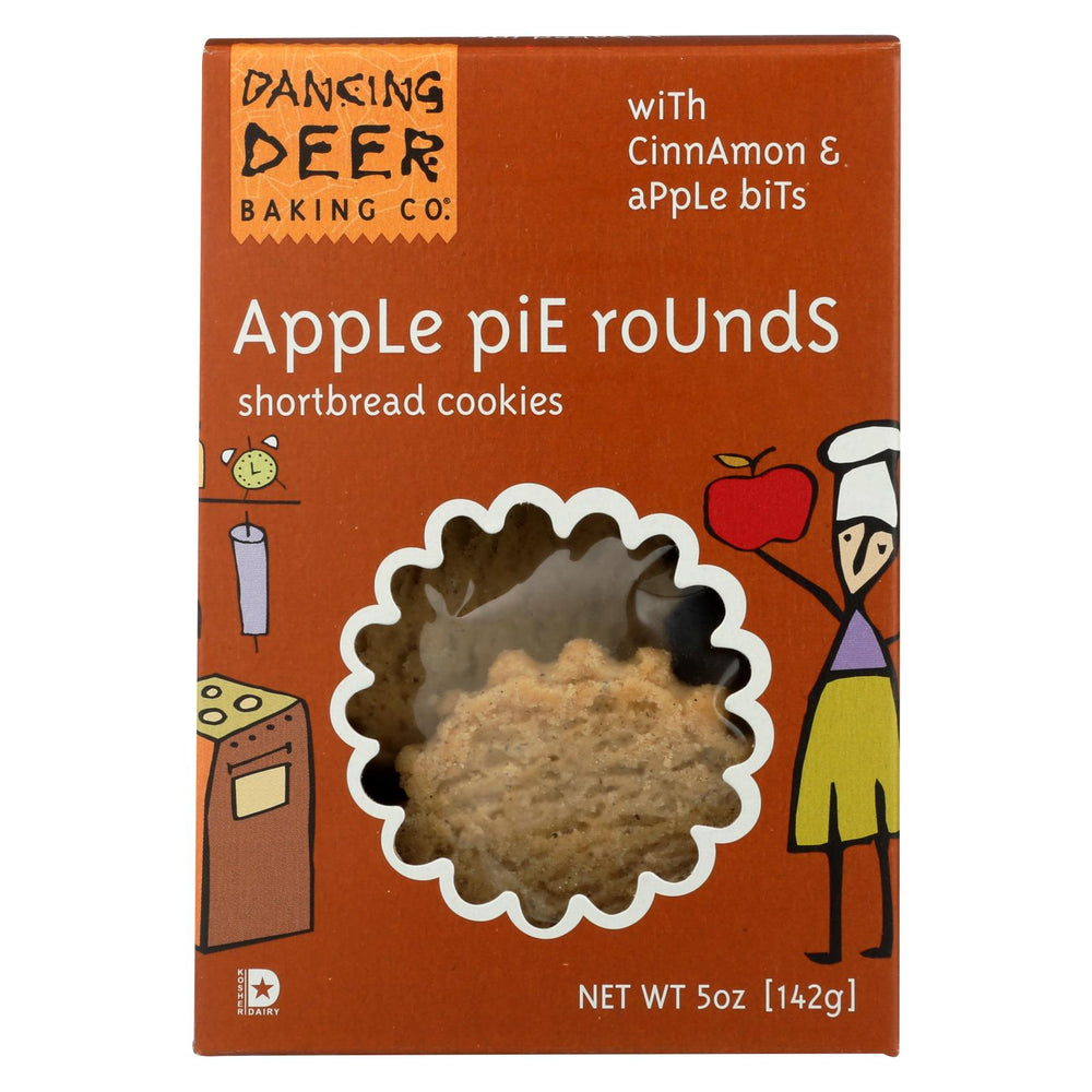 Dancing Deer Baking Company Cookies - Apple Pie Rounds - Case Of 12 - 5 Oz.