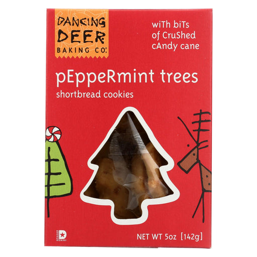 Dancing Deer Baking Company Cookies - Peppermint Trees - Case Of 12 - 5 Oz.