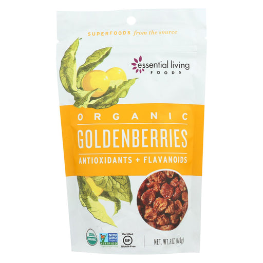 Essential Living Foods Golden Berries - Antioxidant And Flavonoid's - Case Of 6 - 6 Oz.