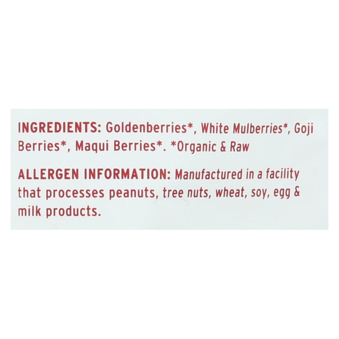 Essential Living Foods Super Berry Symphony - Goji And Golden Berries - Case Of 6 - 6 Oz.
