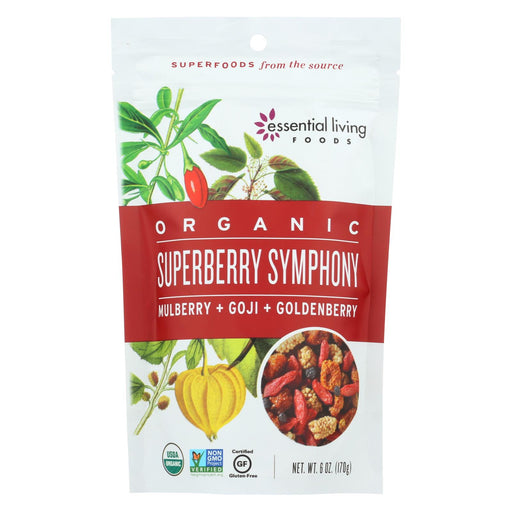 Essential Living Foods Super Berry Symphony - Goji And Golden Berries - Case Of 6 - 6 Oz.