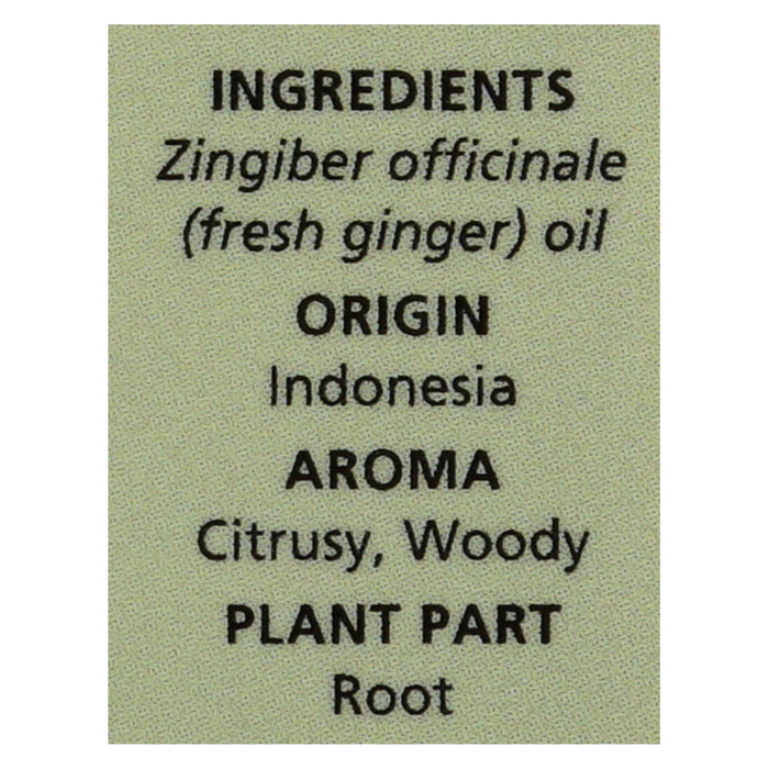 Aura Cacia Essential Oil - Fresh Ginger - 0.5 Oz.