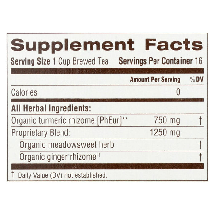 Traditional Medicinals Organic Herbal Tea - Ginger - Case Of 6 - 16 Count