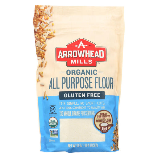 Arrowhead Mills Organic Flour - All Purpose - Case Of 6 - 20 Oz