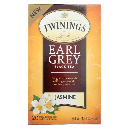 Twining's Tea Black Tea - Earl Grey Jasmine - Case Of 6 - 20 Count