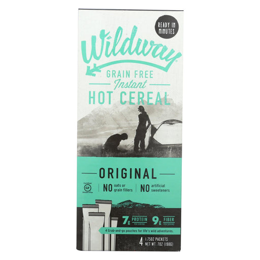 Wildway Hot Cereal - Grain Free - Case Of 4 - 7 Oz.