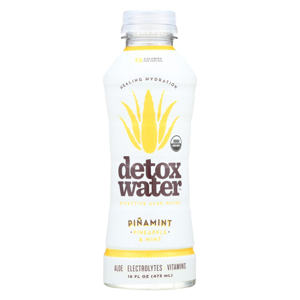 Detox Water Pina Mint Detox Water - Pineapple And Mint - Case Of 12 - 16 Fl Oz.