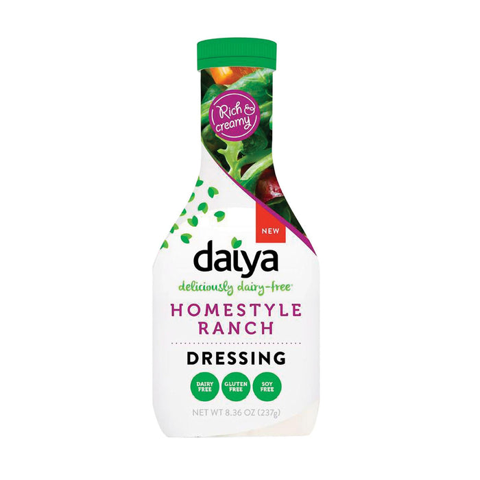 Daiya Foods Homestyle Ranch Dairy - Free Dressing - Case Of 6 - 8.36 Fl Oz.