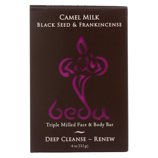Bedu Face And Body Bar - Black Seed And Frankincense - Case Of 6 - 4 Oz.