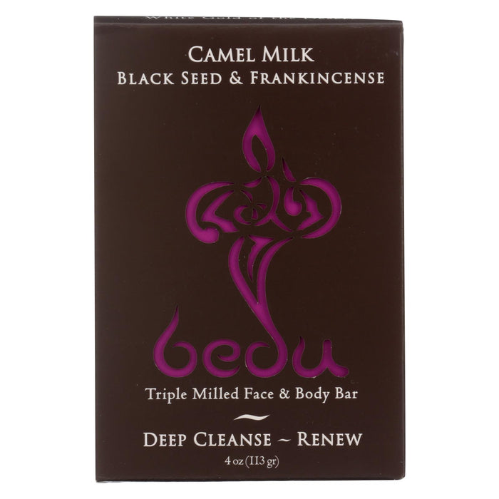 Bedu Face And Body Bar - Black Seed And Frankincense - Case Of 6 - 4 Oz.