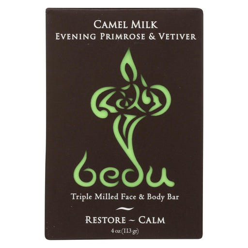 Bedu Face And Body Bar - Evening Primrose And Vetiver - Case Of 6 - 4 Oz.