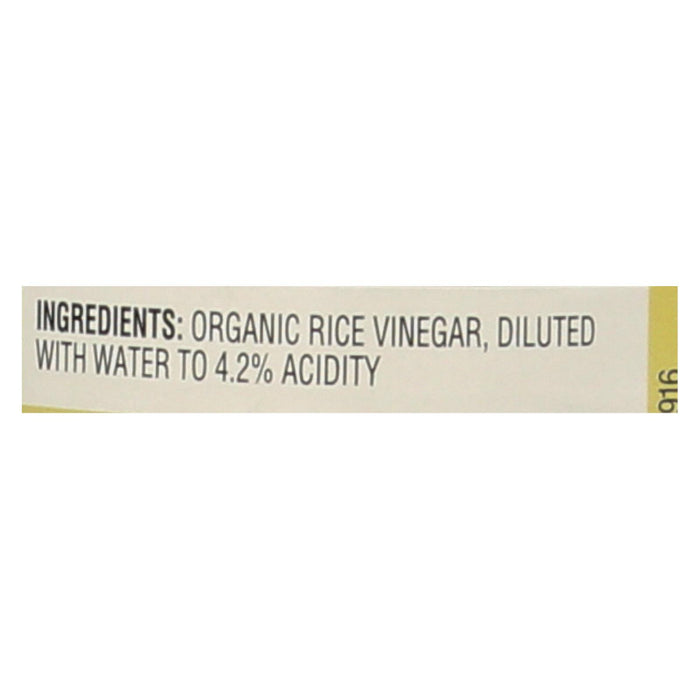 Nakano Vinegar - Organic - Natural Rice - Case Of 6 - 12 Oz