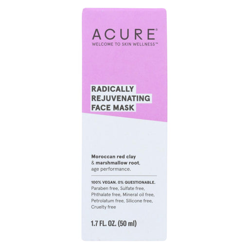 Acure Mask - Facial - Red Clay - 1.7 Fl Oz
